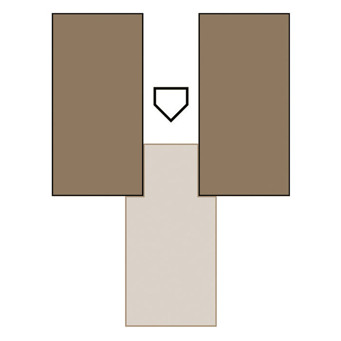 Jaypro Sports Set of 2 Baseball Box Field Armor Protective Panels FASP2PK