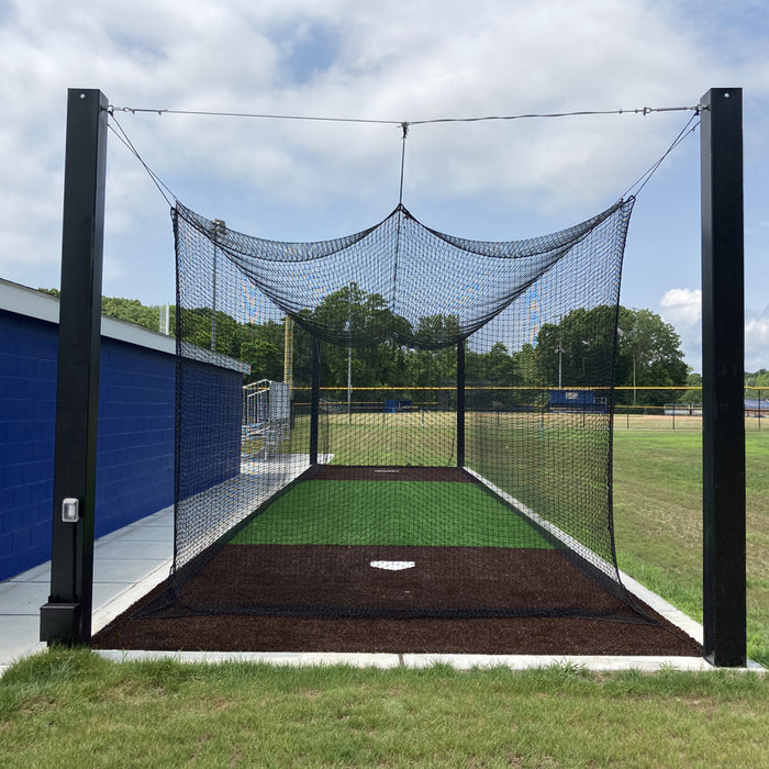 Jaypro Sports Single 55 ft. Mega Outdoor Batting Tunnel Frame MPCTF-55S