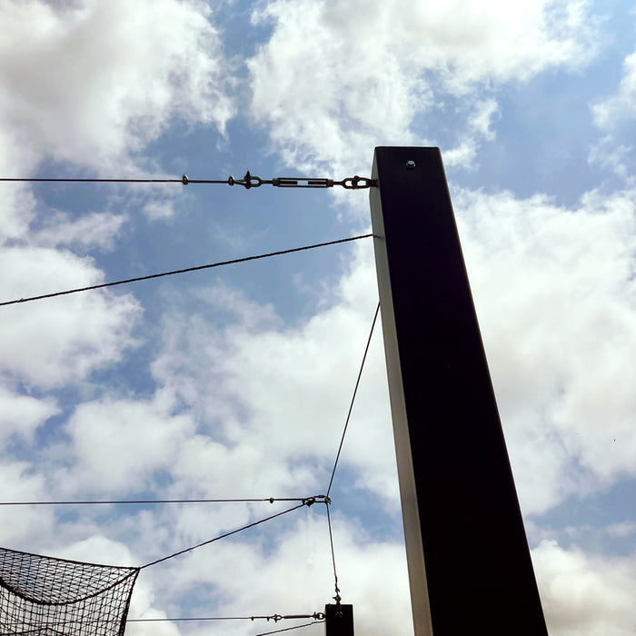 Jaypro Sports Single 70 ft. Mega Outdoor Batting Tunnel Frame MPCTF-70S