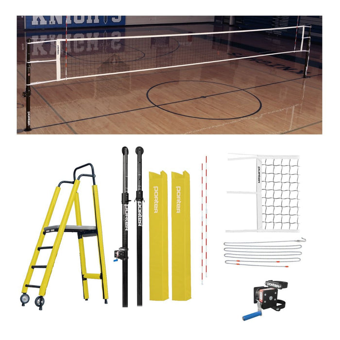 Porter Powr Carbon II Volleyball Competition Plus Package 20930