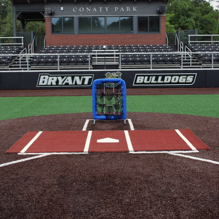 ProMounds 12 ft. x 6 ft. Clay Batting Mat Pro with Inlaid Homeplate AT5034C