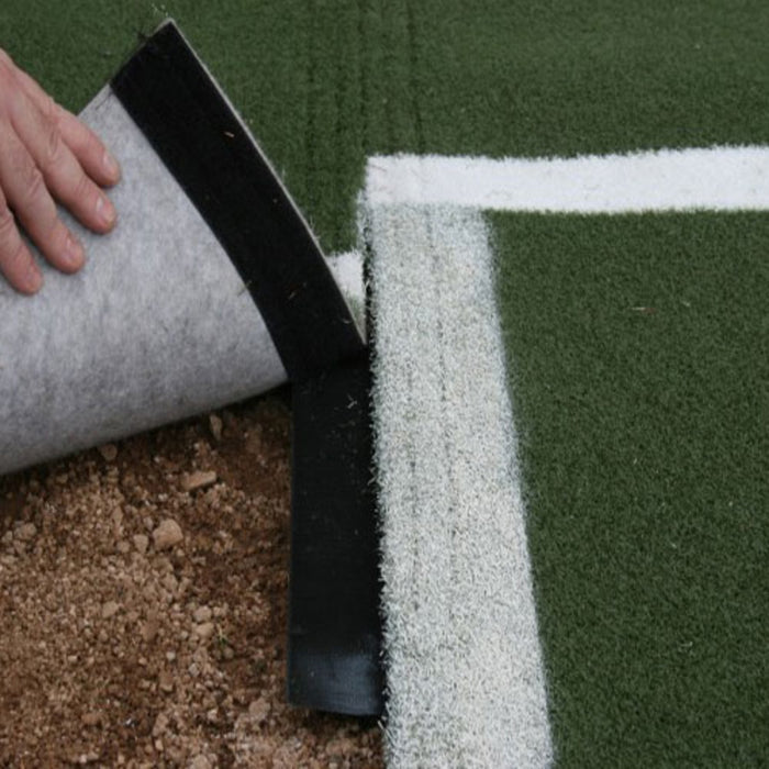 ProMounds 12 ft. x 6 ft. Green Batting Mat Pro with Catcher’s Extension AT6023G