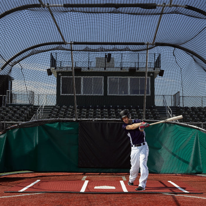 ProMounds 12 ft. x 7 ft. Clay Softball Batting Mat Pro AT5007C