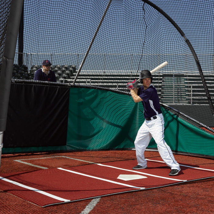 ProMounds 12 ft. x 7 ft. Clay Softball Batting Mat Pro AT5007C