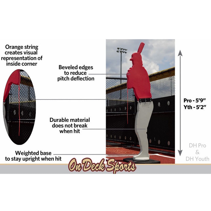 ProMounds The Designated Hitter® Pro - Pitching Dummy & Training Aid