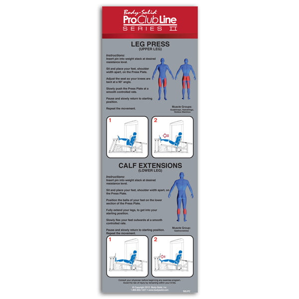 Body-Solid Series II Leg Press & Calf Raise S2LPC