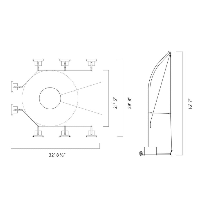 Gill Athletics Replacement Net for 732230 Discus Cage 732131A