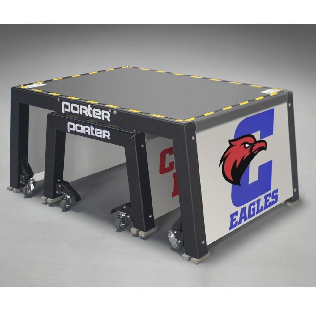 Porter Volleyball Coaches Stand w/ Custom Graphics 857 — Change Speed ...