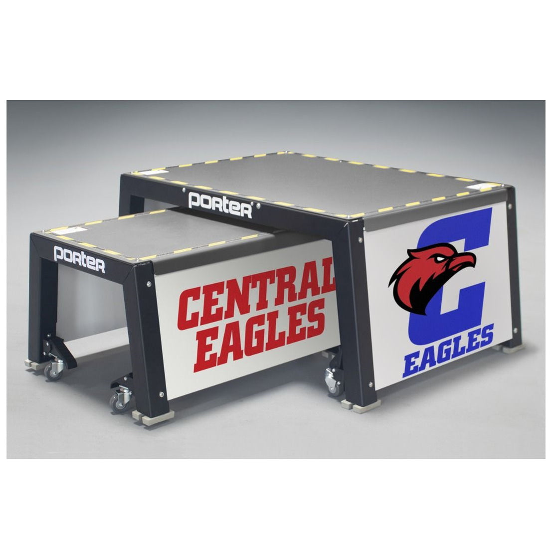 Porter Volleyball Coaches Stand w/ Custom Graphics 857 — Change Speed ...